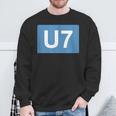 Berlin U-Bahn Line U7 Souvenir Sweatshirt Geschenke für alte Männer