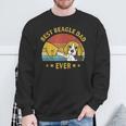 Best Beagle Dad Ever Retro Vintage Puppy Dog Daddy Sweatshirt Geschenke für alte Männer