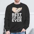 Best Cat Dad Ever Kätzchen Papa Geschenk Sweatshirt Geschenke für alte Männer