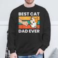 Best Cat Dad Ever Papa Calico Cat Sweatshirt Gifts for Old Men