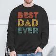 Best Dad Ever Vintage Retro Father's Day Worlds Best Dad Sweatshirt Gifts for Old Men