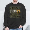 Best Dad In The Galaxy Fathers Day Space Boys Husbands Sweatshirt Gifts for Old Men