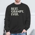 Best Grampy Ever Cool Grandpa Father's Day Sweatshirt Gifts for Old Men