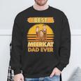 Best Meerkat Dad Ever Papaatertag Erdmännchen Sweatshirt Geschenke für alte Männer