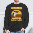 Best Narwhal Dad Ever Narwal Papaatertag Narwale Sweatshirt Geschenke für alte Männer