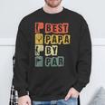 Best Papa By Par Father's Day Golf Dad Grandpa Sweatshirt Gifts for Old Men