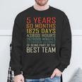 Best Team Vintage Work Anniversary 5 Years Employee Sweatshirt Gifts for Old Men