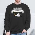 Beste Papaater Spruchatertag Papa ZaubererSweatshirt Geschenke für alte Männer