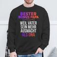 Bester Bonus Papa Weilater Sein Mehr Ausmacht Dna Sweatshirt Geschenke für alte Männer