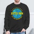 Bester Papa Auf Der Ganzen Welt I Papaatertag Sweatshirt Geschenke für alte Männer