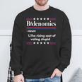 Bidenomics Rising Cost Of Voting Joe Biden Satire Sweatshirt Gifts for Old Men