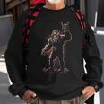 Bigfoot Rock On Sasquatch Rock & Roll Party Sweatshirt Gifts for Old Men