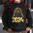 Bigfoot Sasquatch 2024 Happy New Year New Years Eve Party Sweatshirt Gifts for Old Men