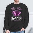 Bin Da Kann Losgehen Styrian Harmonica Squeeze S Sweatshirt Geschenke für alte Männer