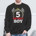 Birthday Boy 5Th Race Car 5 Year Old Racing Sweatshirt Gifts for Old Men