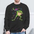 Bisexual Flag Frog Dab Lgbt Bi Pride Stuff Animal Sweatshirt Gifts for Old Men