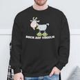 With Bock Aufogelgeln Zweideutigogel Ziegenbock Word Game Sweatshirt Geschenke für alte Männer