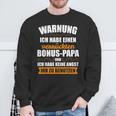 Bonus Papa Bonuspapa Stiefvater Bonusater Geschenk Sweatshirt Geschenke für alte Männer