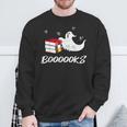 Books Boooooks Ghost Loving Cute Humor Parody Sweatshirt Gifts for Old Men