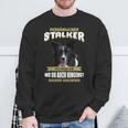 Border Collie With Border Collie Dog Motif Sweatshirt Geschenke für alte Männer