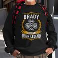 Brady Irish Name Vintage Ireland Family Surname Sweatshirt Gifts for Old Men