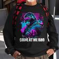 Come At Me Bro Gorilla Vr Gamer Virtual Reality Player Sweatshirt Gifts for Old Men