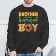 Brother Of The Birthday Boy Lion Family Matching Sweatshirt Gifts for Old Men