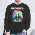 Brother Of The Birthday Boy Matching Family Video Game Party Sweatshirt Gifts for Old Men