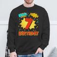 Bruh It's My 7Th Birthday 7 Year Old Comic Birthday Party Sweatshirt Gifts for Old Men