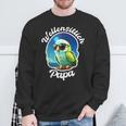 Budgie Papa Parakeet Bird Owner Welli Sweatshirt Geschenke für alte Männer