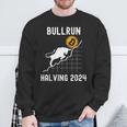 Bullrun Bitcoin Halving 2024 I Was Part Of It Sweatshirt Gifts for Old Men