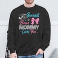 Burnouts Or Bows Mommy Loves You Gender Reveal Party Sweatshirt Gifts for Old Men