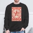 Camisaintage Hammer Sickle Urss Cccp Retro Soviet Camisa de entrenamiento Regalos para ancianos