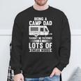 Being A Camp Dad Taught Me Patience Camper Sweatshirt Gifts for Old Men