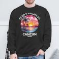 Cancun 2024 Family Vacation Trip Matching Group Sweatshirt Gifts for Old Men