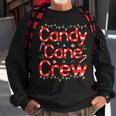 Candy Cane Crew Christmas Candy Cane Lover Xmas Pajama Sweatshirt Gifts for Old Men