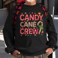 Candy Cane Crew Christmas Candy Lover Xmas Pajamas Sweatshirt Gifts for Old Men