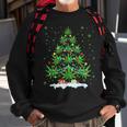 Cannabis Christmas Tree Xmas Smoking Weed Marijuana Sweatshirt Gifts for Old Men