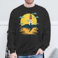 Cape Cod Nauset Lighthouse Vacation Sunset Whale Tourist Sweatshirt Gifts for Old Men