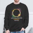 Carmel Indiana Total Solar Eclipse April 8 2024 Sweatshirt Gifts for Old Men