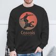 Cascais Portugal Windsurfing Surfing Surfers Sweatshirt Gifts for Old Men