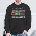 Cassette Retrointage Años 80 90 Cintas De Cassette Camisa de entrenamiento Regalos para ancianos