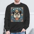 Cat Cowboy Mashup Meowdy Partner Poster Western Sweatshirt Gifts for Old Men