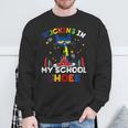 Cat-Rocking I N My-School-Shoes-Back To-School-Cat-Lover Sweatshirt Gifts for Old Men