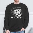 All Cats Are Beautiful A C A B Cats Love Sweatshirt Geschenke für alte Männer