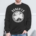 Celtic Theme Donahue Irish Family Name Sweatshirt Gifts for Old Men