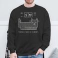The Chemistry Cat Periodic Table Of Elements Sweatshirt Gifts for Old Men