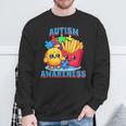 Chicken Nugget And French Fries Autism Awareness Sweatshirt Gifts for Old Men
