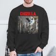 Chihuahua Dog Lovers Watch Out For The Monster Chizilla Sweatshirt Gifts for Old Men