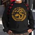 Chinese Zodiac New Year Of The Dragon Lunar 2024 Sweatshirt Gifts for Old Men